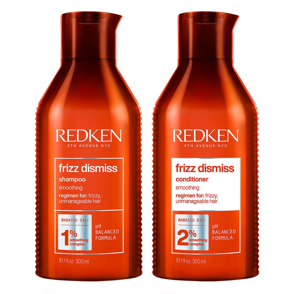 Redken Frizz Dismiss Set Shampoo 300 ml + Conditioner 300 ml - krauses Haar
