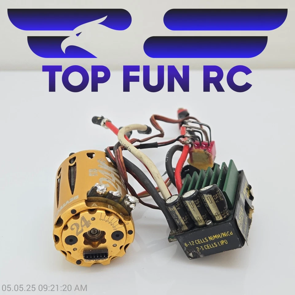 Revtech RC 24k- 17.5 Brushless, Sensored w/ Castle Mamba Max Pro ESC 1/10 Scale - Image 3 of 4
