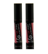 L.A. Girl Matte Flat Finish Pigment Lip Gloss, Fantasy - 2 PACK