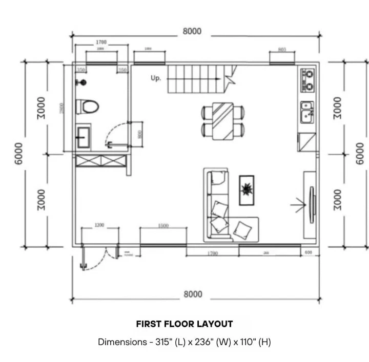 Double Story House 2024 Tiny House, Foldable Tiny Home with Well Equipped... - Image 3 of 4