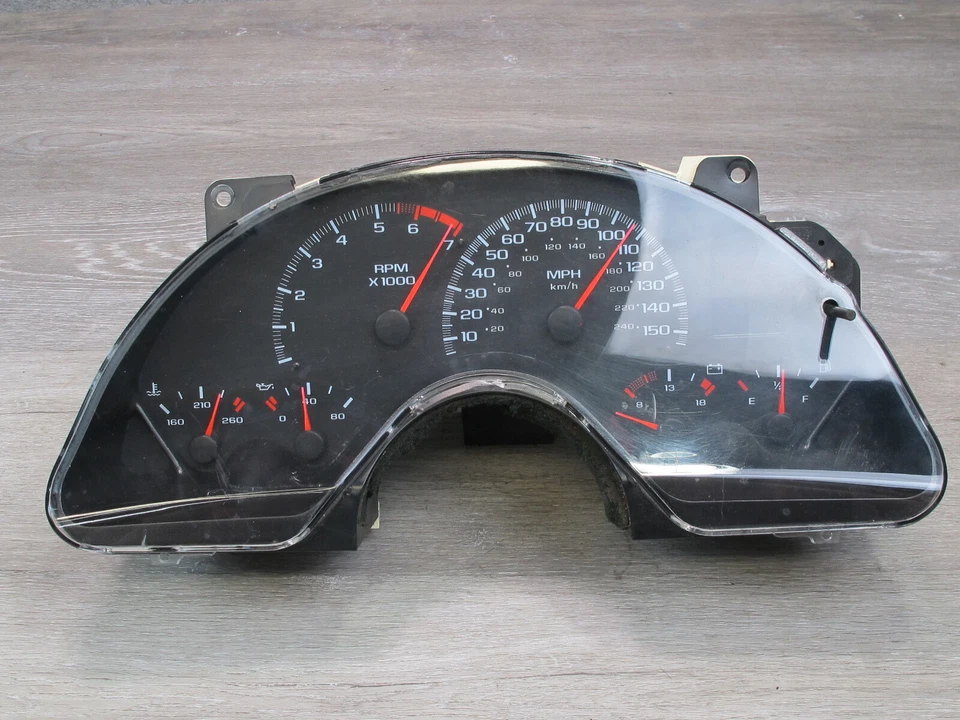 Chevrolet Camaro Z28 1998 5,7 L LS1 velocímetro calibre clúster 16232051 OEM Foto 2 de 4