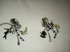 VINTGE  LUNCH AT THE RITZ  Ballroom Dancers Earrings  Fabulous Charms Beautiful