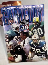 2003 Pro Football Hall Of Fame Game Day Enshrinement Magazine MINT Collectors