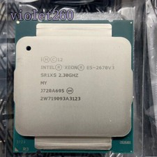 Intel Xeon E5-2670 V3 LGA2011Server CPU Processor 2.3Ghz 12 Core 30MB SR1XS