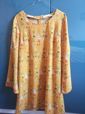 Schönes Kleid Cache Cache Kleid Blumen Gr. L, ca. 40 42 neu