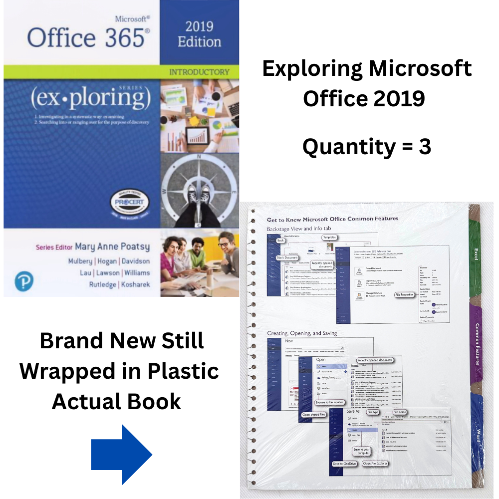 Exploring Microsoft Office 2019 Introductory by Lynn Hogan, Keith ...