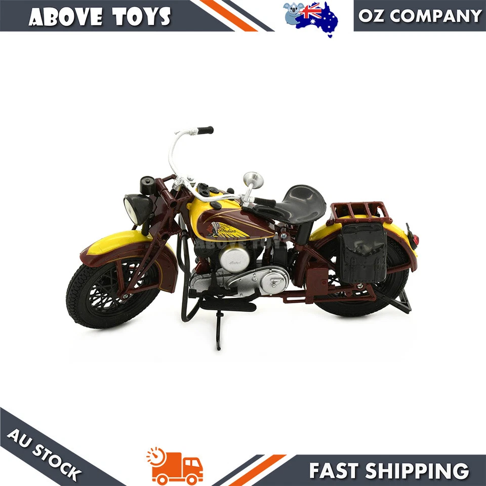 New Ray 1:12 Scale Indian Sport Scout 1934 Model Diecast Motorcycle Vehicles - Image 4 of 4