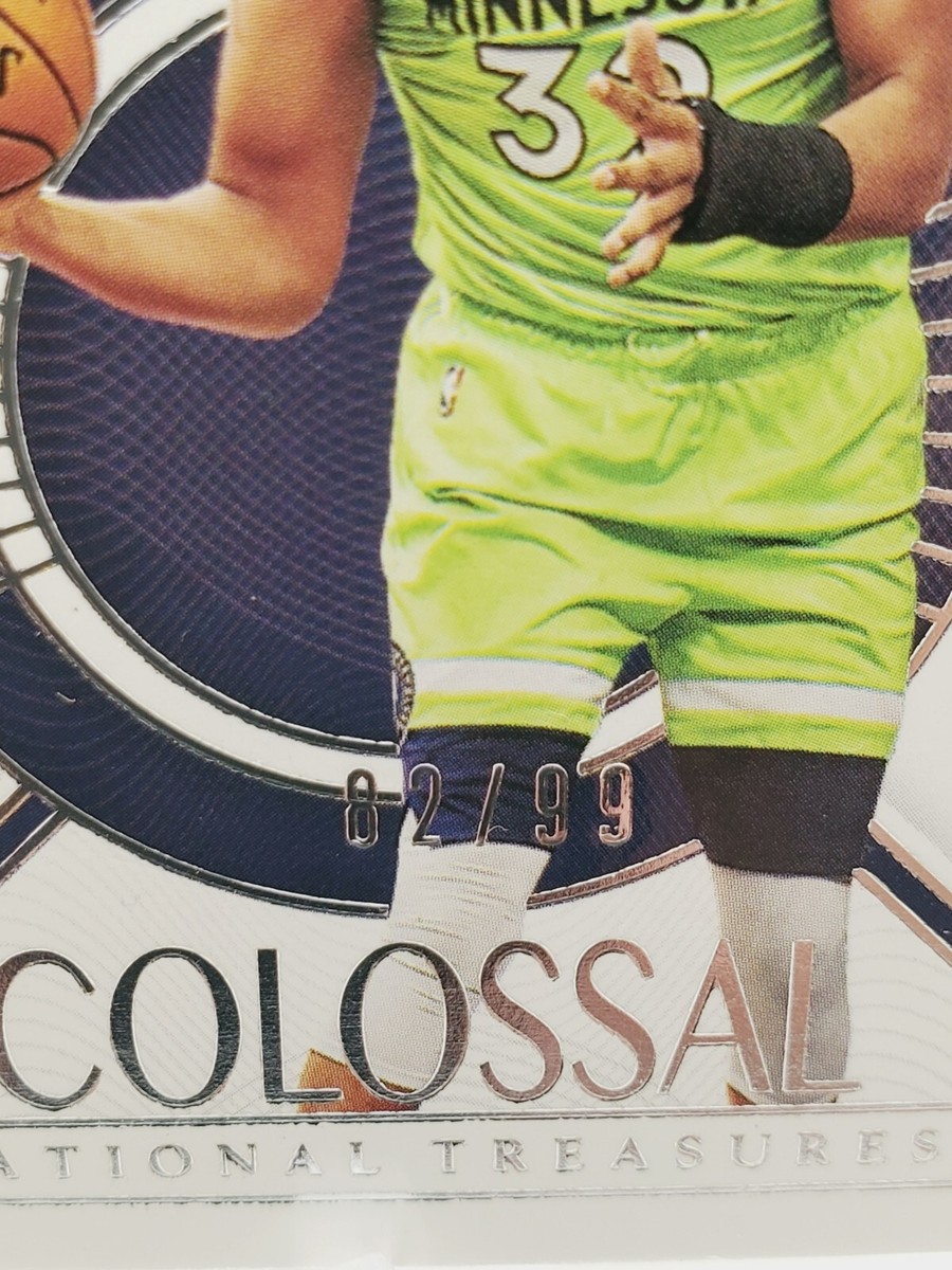 2020-21 National Treasures Colossal PatchGame Worn Jerse82