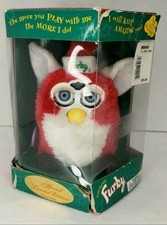 Vtg Christmas Santa Furby Special Limited Edition CIB 1999 70-885 Blue Eyes