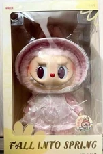 POP MART Pop Land Labubu MOKOKO Fall Into Spring Vinyl Plush Doll 38cm AUTHENTIC