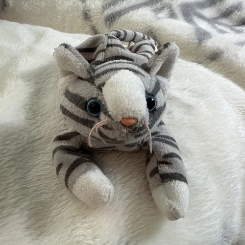 Prance 1997 Ty Beanie Babie Cat Kitten 4123 Plush Stuffed Animal Vintage