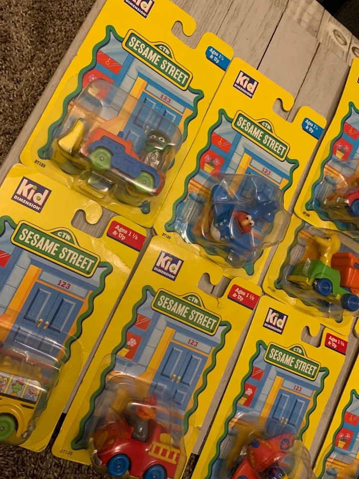 Avión vehículo coche fundido a presión Kid Dimension Sesame Street 1994 de colección TÚ ELIGES Foto 2 de 4