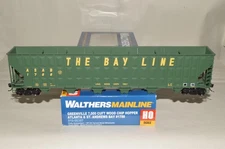 HO scale Walthers The Bay Line Greenville 7000 wood chip hopper car train 1788