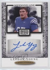2021 Sage Premier Draft Auto Landon Young #A174 Auto 2b2