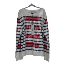 Little Marc Jacobs Sequin Striped Sweater Kids Size 10 Preppy Holiday Designer