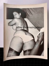 Vintage 1950's Girlie PIN UP Photo Risque B&W Original Nude #189