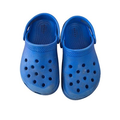 Blue Crocs Kids Size 8 Clog Comfort Slip On Shoes