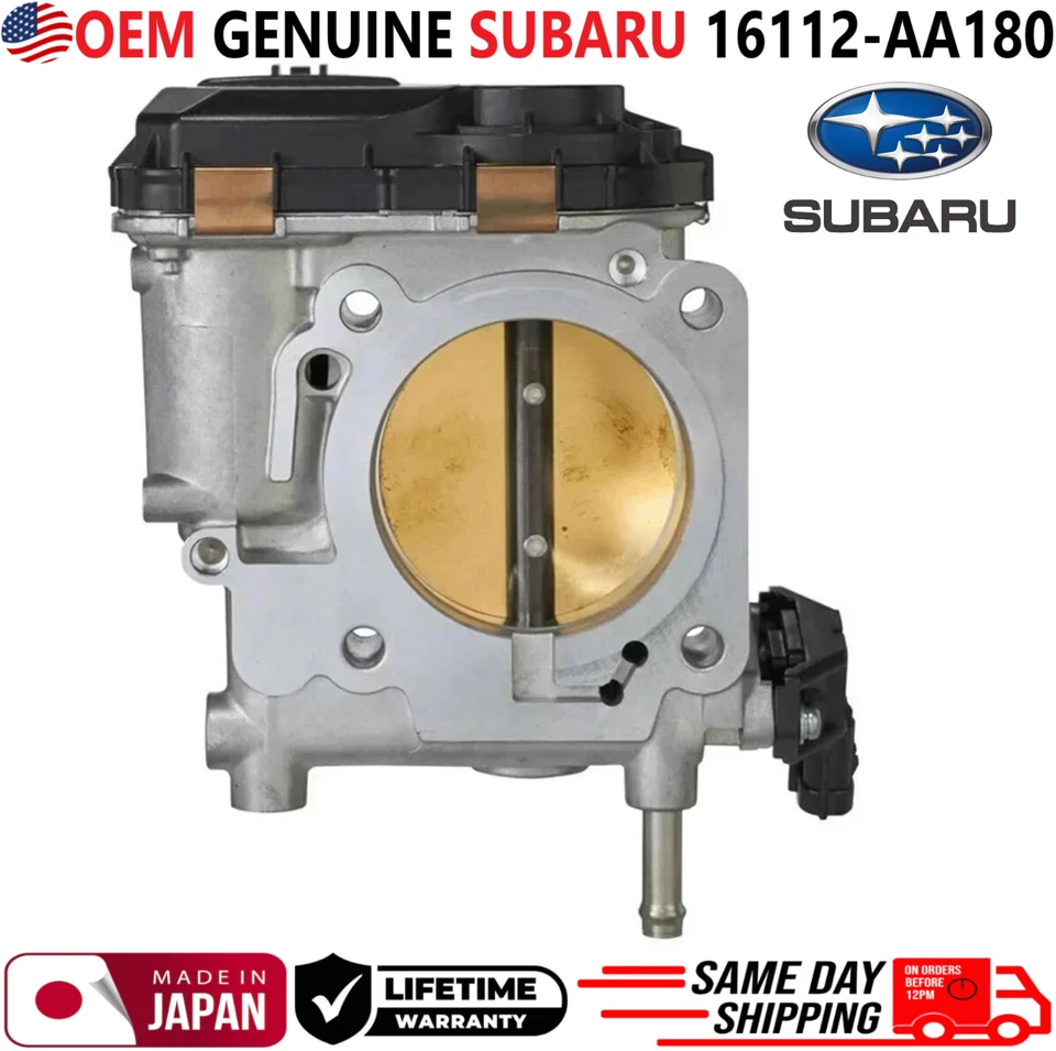 Cuerpo de acelerador GENUINO para Subaru Forester Impreza Legacy 2006-2011, 16112-AA180 Foto 3 de 4