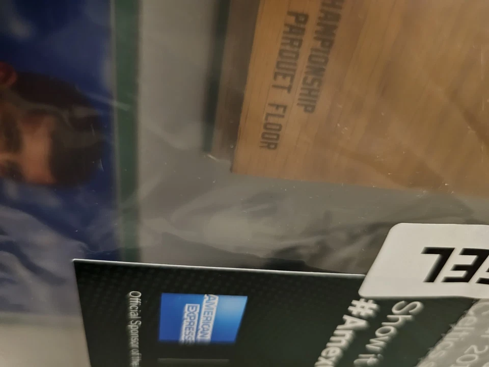 Foto firmada por Brad Stevens de los Boston Celtics más pieza de piso de madera TOTALMENTE NUEVA Foto 4 de 4