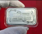 LOT OF TWO BARS - 1 troy oz .999 Fine Silver Colorized Bar COA # /100
