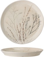 Bloomingville Bea Teller, Natur, Steingut 27,5 Cm Colour Code Nature