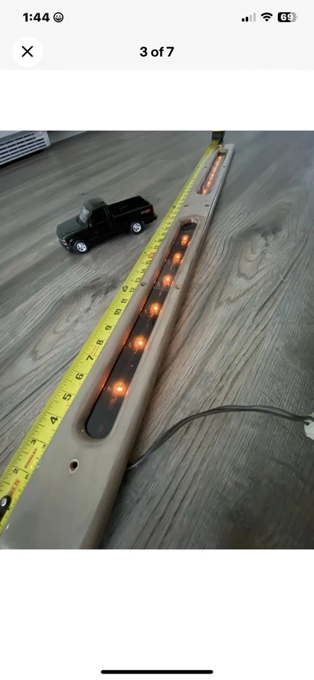 88-98chevy/gmc Obs 🚂Choo Choo grano de madera personalizado con luz (46x3)  Foto 2 de 4