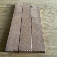 3 x Mahogany Hardwood Timber Offcuts - *22 x 4 x 1.8cm - Wood DIY Crafts 354h
