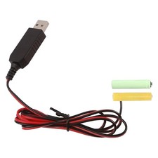 AA Battery Eliminators USB Supply 1m Voltage Converter Cable 5V to 3V great gift
