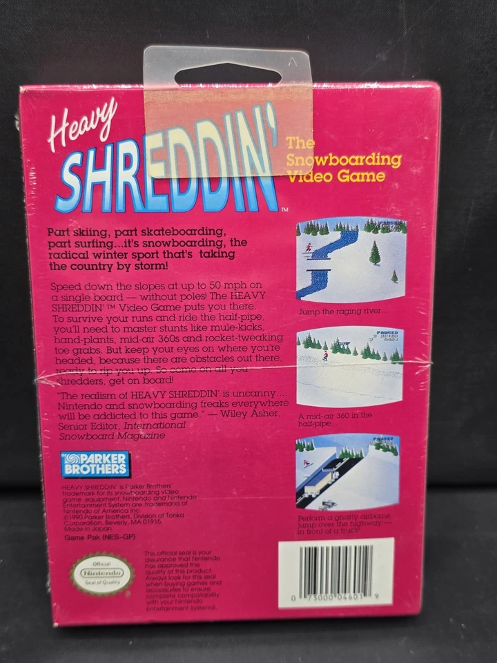 Heavy Shreddin (Nintendo NES) BRAND NEW FACTORY SEALED Hang Tab - Image 2 of 4