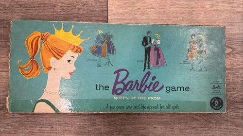 VTG Original The Barbie Game Queen Of The Prom 1960 Complete Mattel Girly