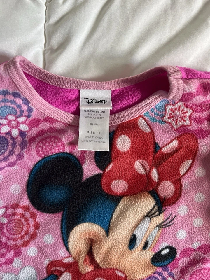 Lot Of 3T Toddler Girls Clothing Including Disney Pajamas, Coat, Vest, And More! - Image 4 of 4