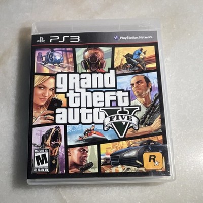Rockstar Games Grand Theft Auto V PlayStation 3 Manual Case Map Inserts Disc