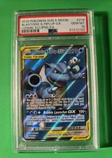 Pokemon Blastoise & Piplup GX, 214/236, Cosmic Eclipse, Full Art Holo, PSA10 on eBay