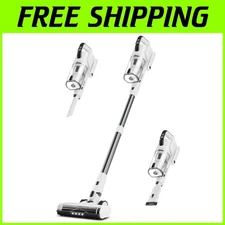 White Cordless Vacuum Cleaner, Fast Charging, Lightweight