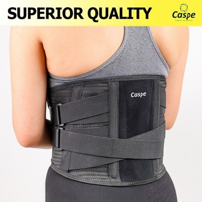 Lower Back Support Brace Adjustable Work Lumbar Belt for Pain Relief Men Women