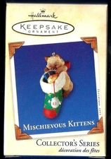 2003 Hallmark MISCHIEVOUS KITTENS 4th in Series Keepsake