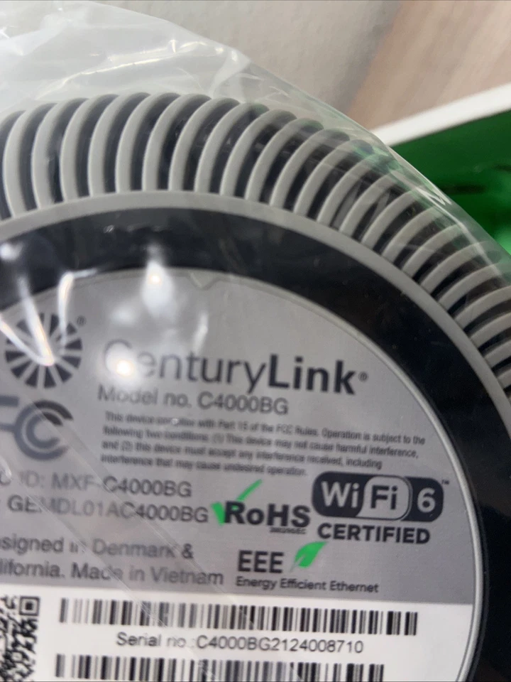 Módem CenturyLink C4000BG GreenWave VDSL/ASDL - Caja rota Foto 3 de 4