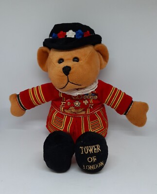 Royal Historical Palaces Teddybär Beefeater Tower of London Souvenir 14 Zoll Plüsch