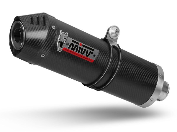 Mivv Oval CARBON-CARBON SchalldÄMpfer FÜR Moto Guzzi Griso 1200 2007-2016-image