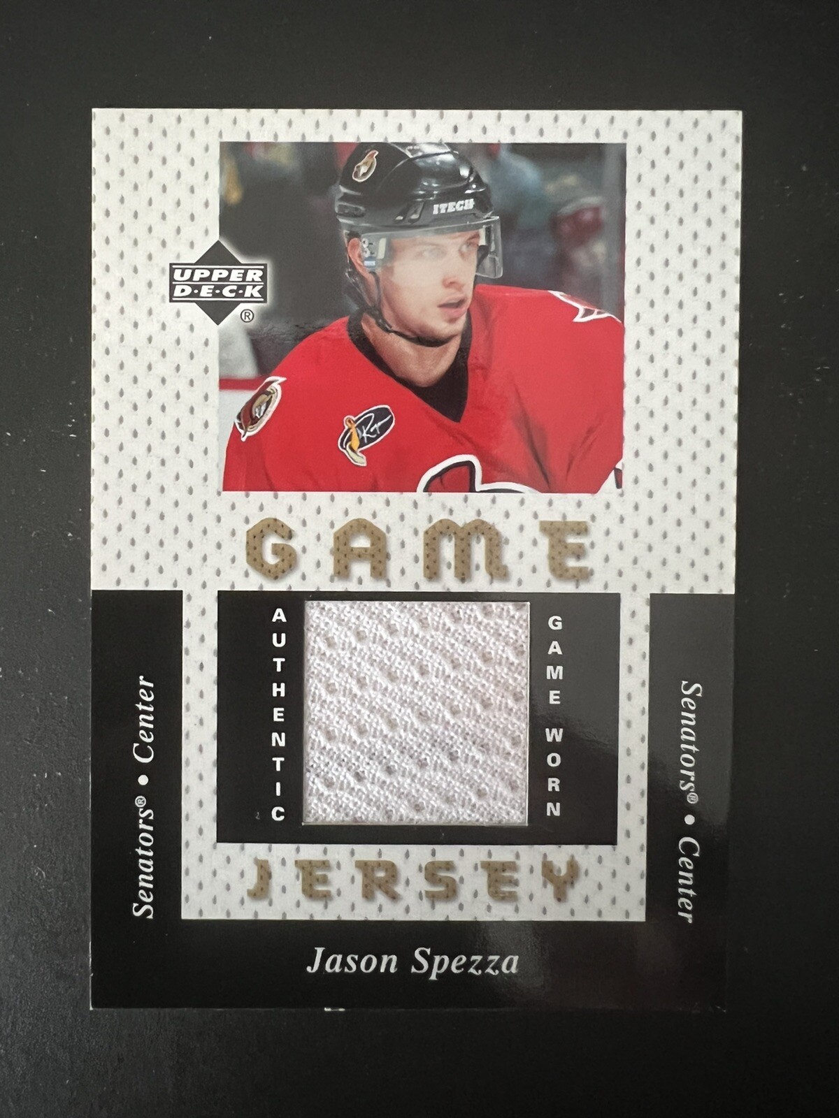 2004-05 UPPER DECK UD 1997 GAME JERSEY JASON SPEZZA #97-JS