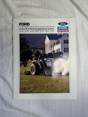 Farm Tractor Brochure - Ford 1120 2120 et al Compact Diesel - 1990 Lawn (F7005)