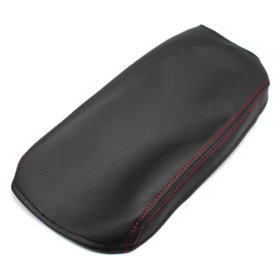 Schwarz Leder Mittel armlehne Armrest Box Cover Pad Deckel für Audi A3 2017 2018