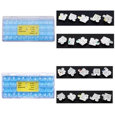 Dental Orthodontic Ceramic Brackets Aesthetic Clear Braces Roth MBT 022 345 Hook