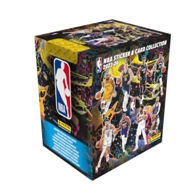 2023/24 Panini Basketball Sticker Sealed 50 Pack Box - 250 Stickers & 50 Cards!