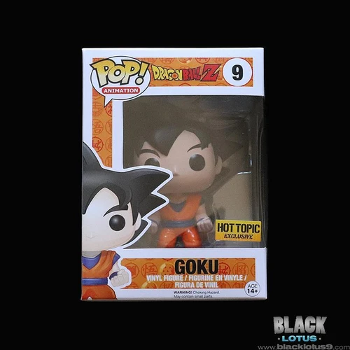 Funko Pop! Dragon Ball Z Goku Black Hair 9 Hot Topic DBZ Akira Toriyama Pop 9