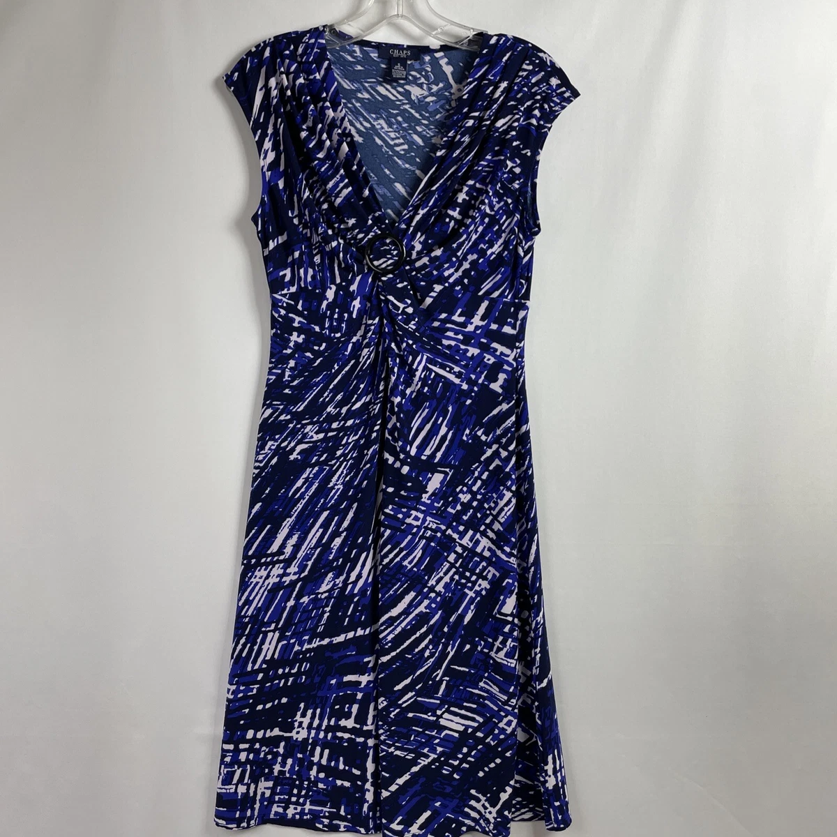 Chaps blue dress cheap