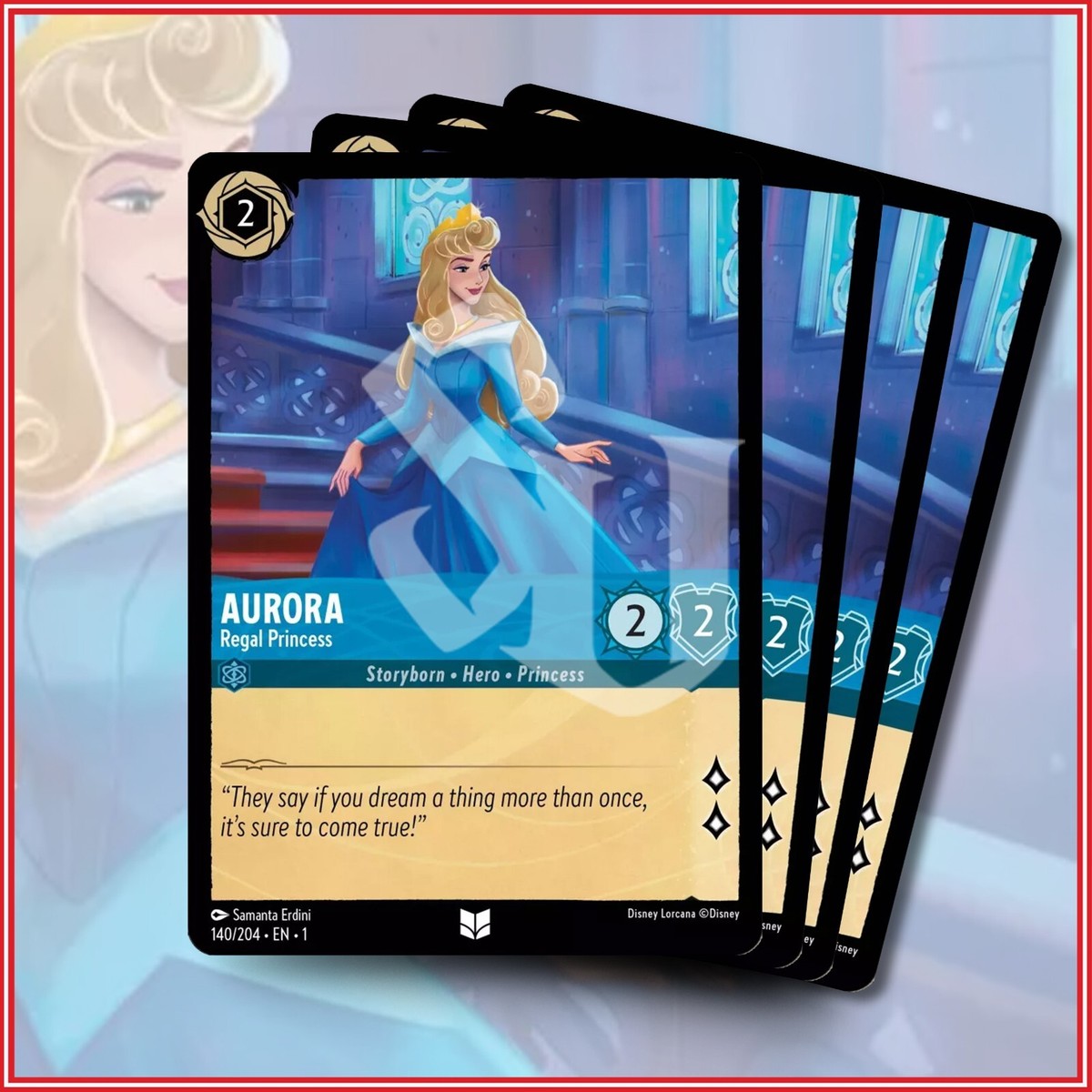 Disney Lorcana TCG: AURORA - REGAL PRINCESS x4 | Uncommon *IN