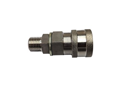 Edelstahl Kompakt Schnellspanner 11,6 mm Innengewinde x 1/4'' m B.S.P Kupplung