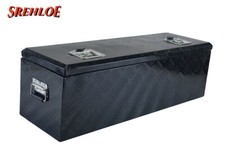 36x12x12 Black Aluminum Truck Tool Box Pickup Truck Trailer Bed Storage