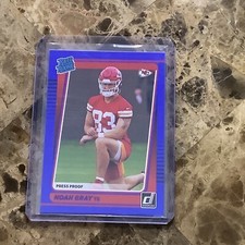2021 Panini Donruss NOAH GRAY RC RATED ROOKIE BLUE PRESS PROOF Chiefs! A-32
